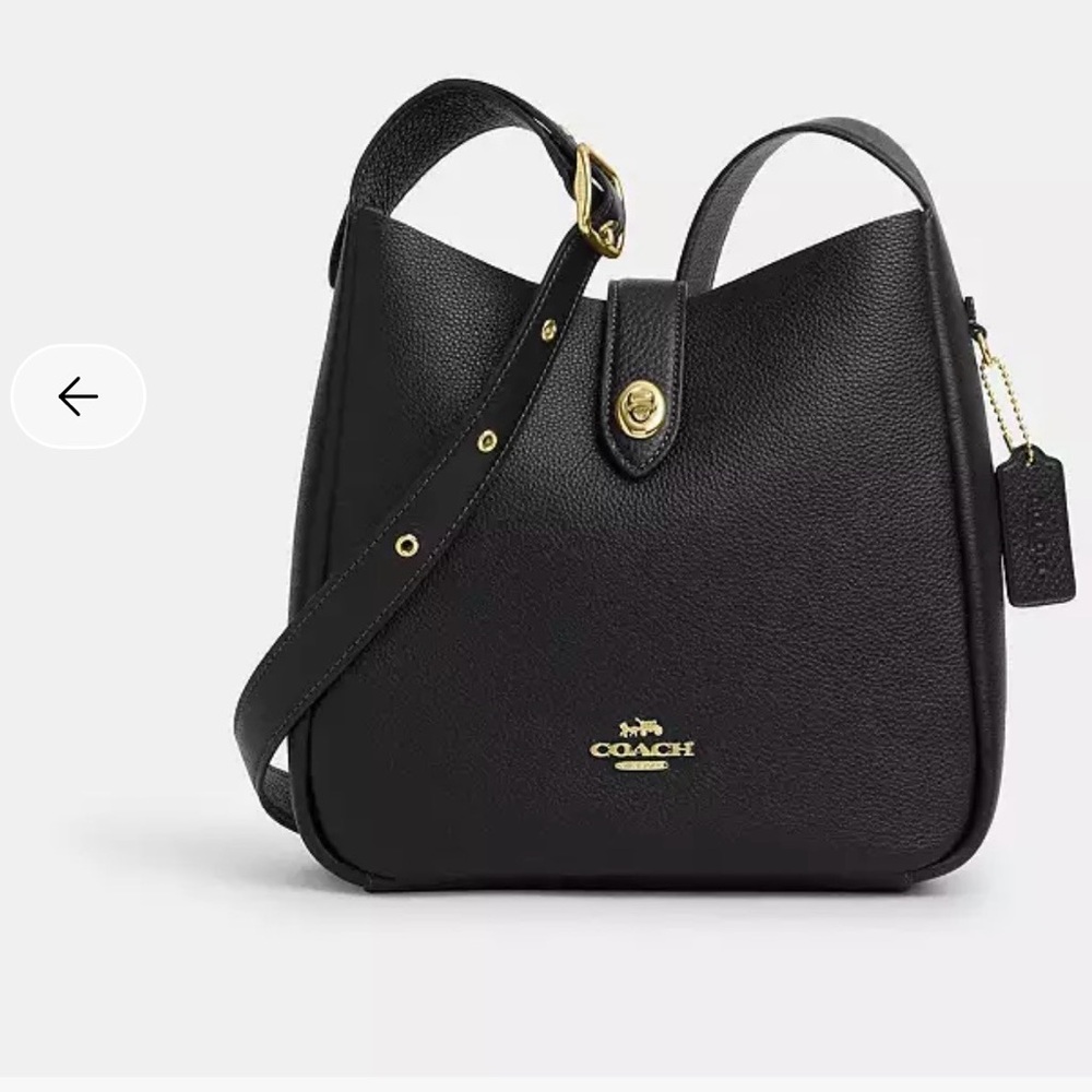 Coach Black Leather Crossbody Bag - Picture 8 of 9